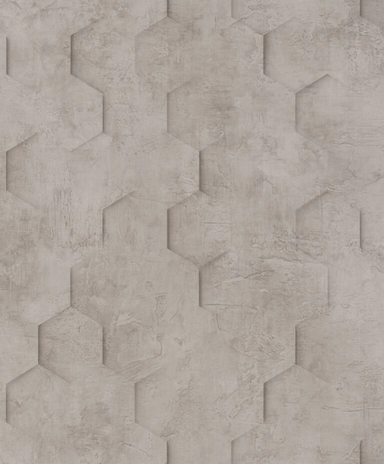 behang-3d-hexagon-taupe-grijs-34162-8-768x927