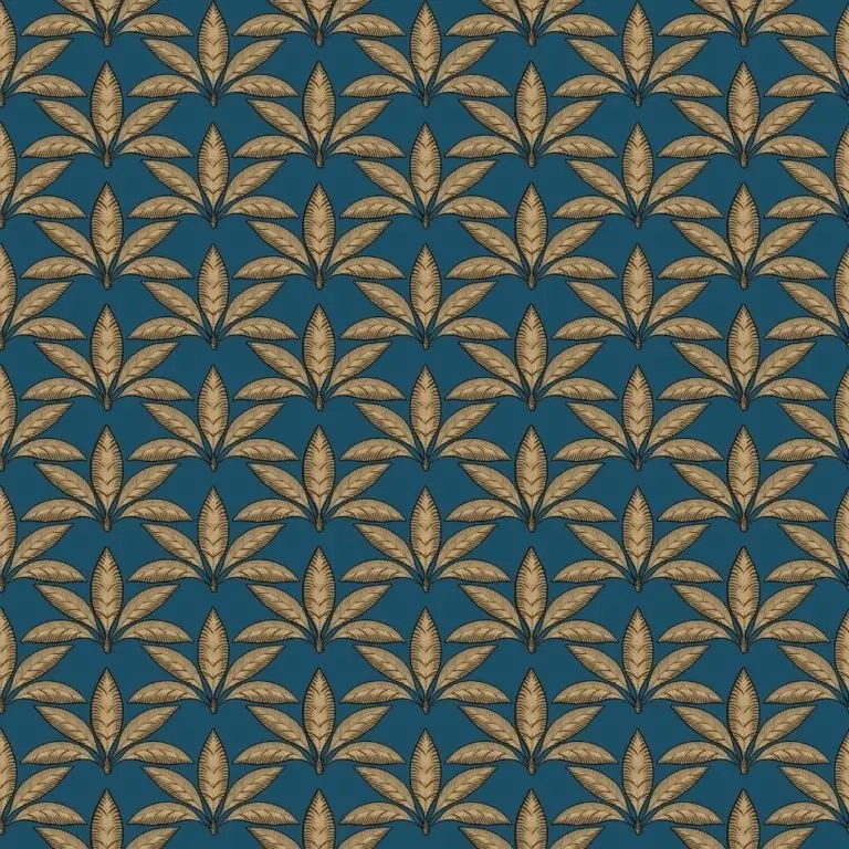 behang-blauw-bladeren-grafisch-18513