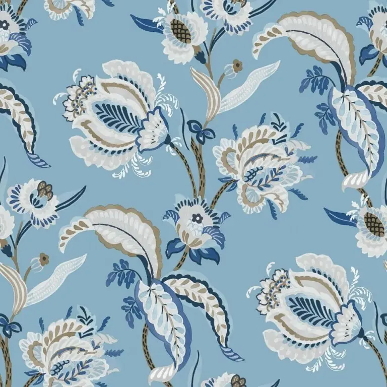 behang-blauw-bloemen-18553
