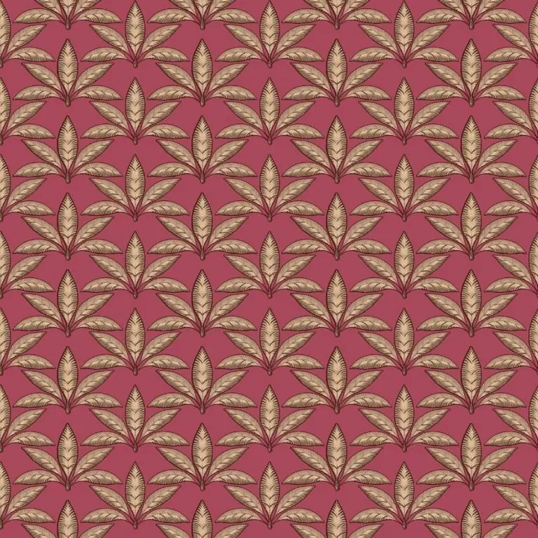 behang-rood-bladeren-grafisch-18514