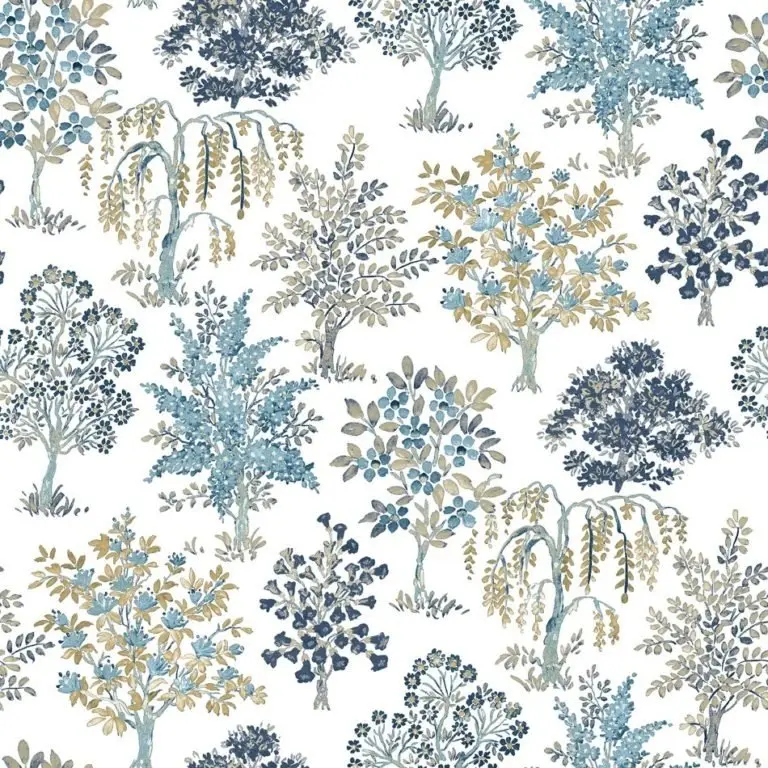behang-blauw-bomen-18556