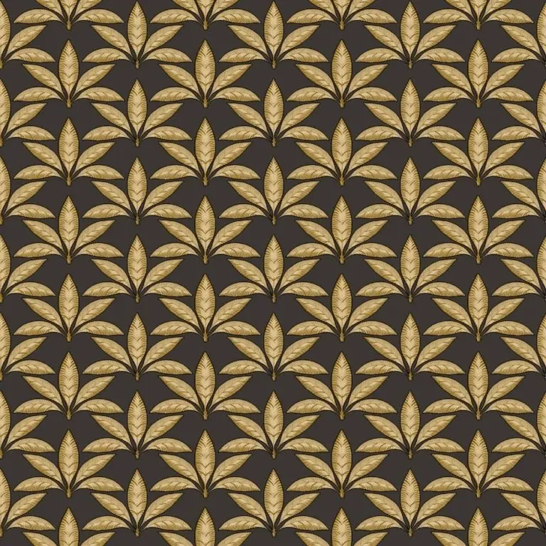 behang-zwart-goud-bladeren-grafisch-18515
